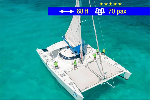 12.Catamaran Tours Gran Grupo Cancun 68 ft / 53 pax